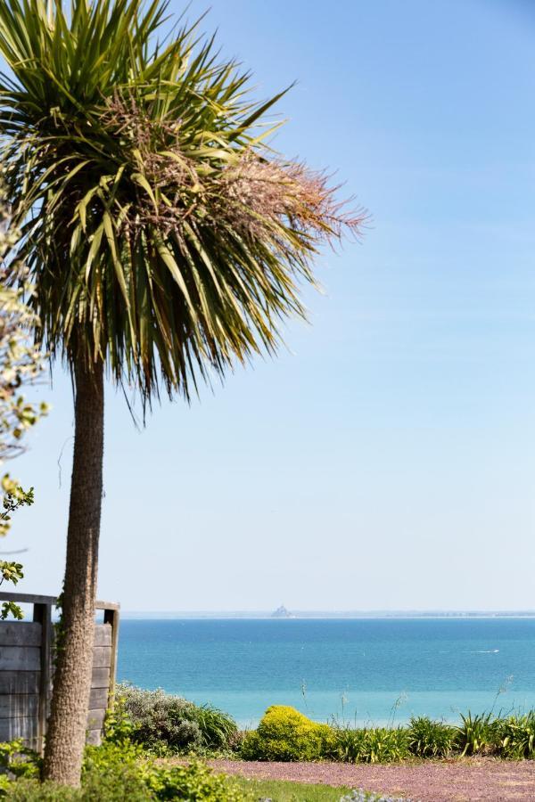 La Metairie-du-Vauhariot - Chambre Ou Lodge - Piscine Chauffée - Vue Mer et Mont Saint Michel et GR34 - Résidence Hôtelière Cancale Exterior foto