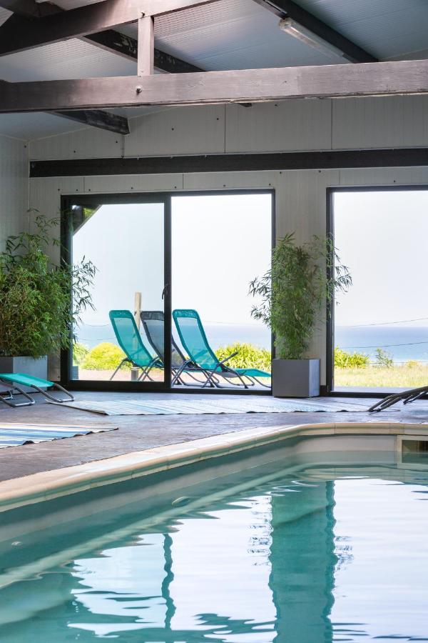 La Metairie-du-Vauhariot - Chambre Ou Lodge - Piscine Chauffée - Vue Mer et Mont Saint Michel et GR34 - Résidence Hôtelière Cancale Exterior foto
